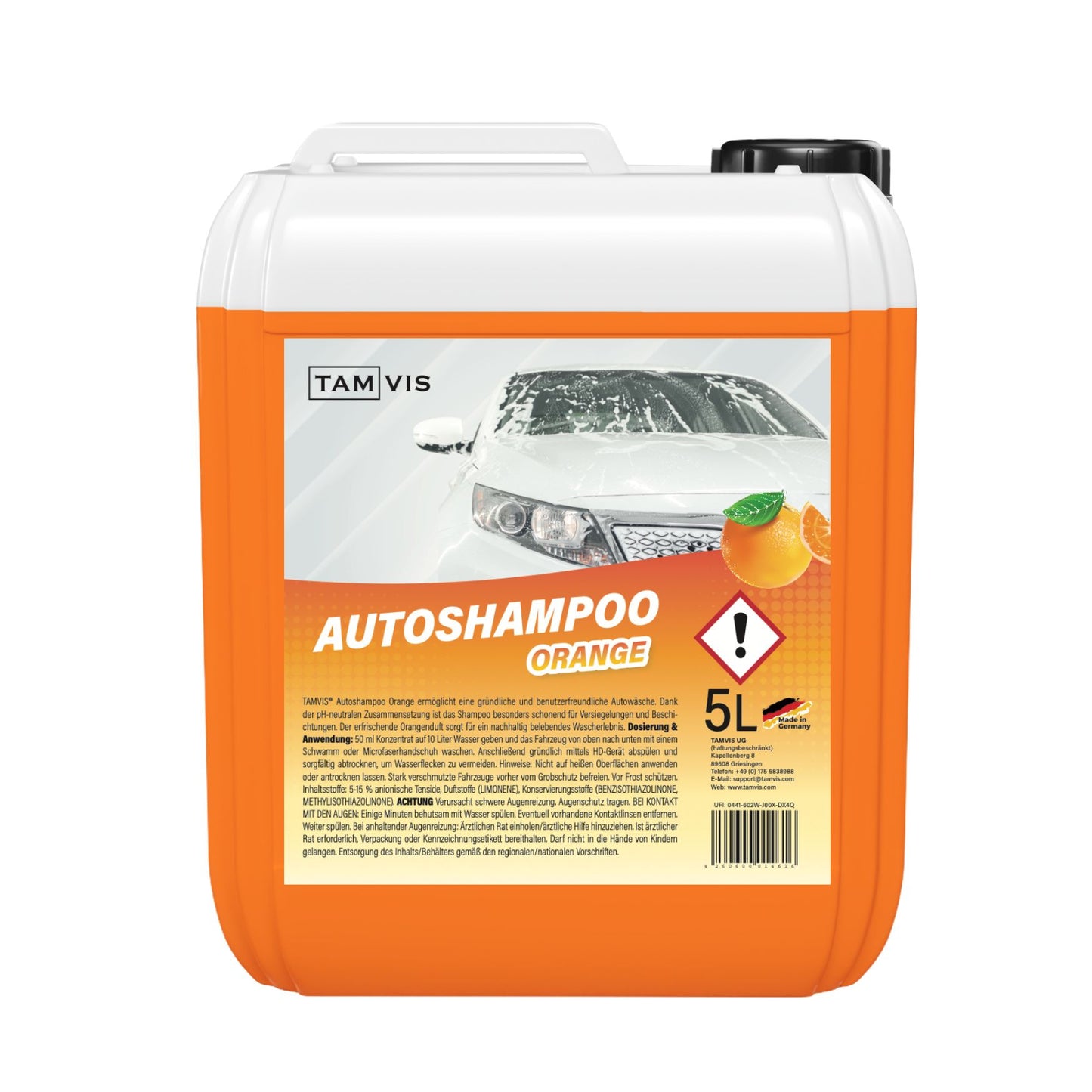 Autoshampoo Orange